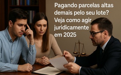 Pagando parcelas altas demais pelo seu lote? Veja como agir